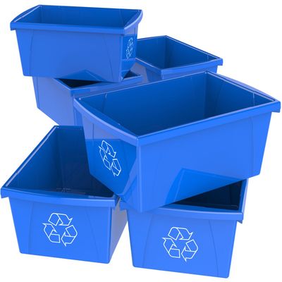 Storex Recycle Bin (6 units/pack) On Sale for $14.47 at Walmart Canada