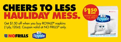 No Frills Canada Coupons: Save $1.50 On Royale Napkins