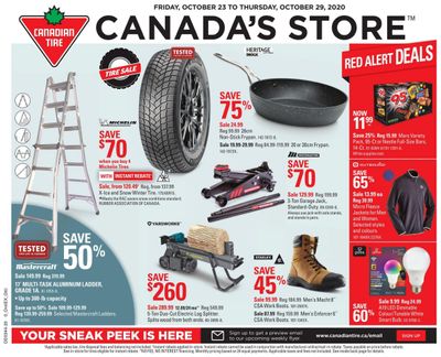 Canadian Tire (ON) Flyer October 23 to 29