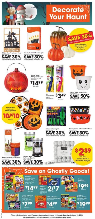 Fry’s Weekly Ad Flyer October 14 to October 31
