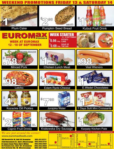 EuroMax Foods Flyer September 12 to 18