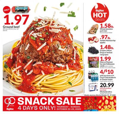Hy-Vee (IA, IL, KS, MO) Weekly Ad Flyer October 21 to October 27