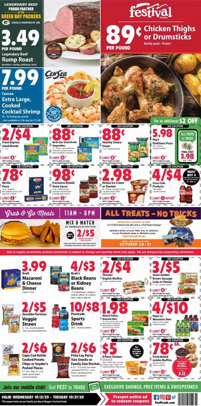 Festival Foods Weekly Ad Flyer October 21 to October 27