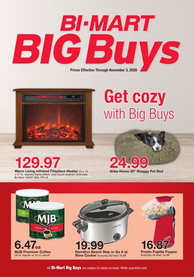 Bi-Mart Weekly Ad Flyer October 21 to November 3