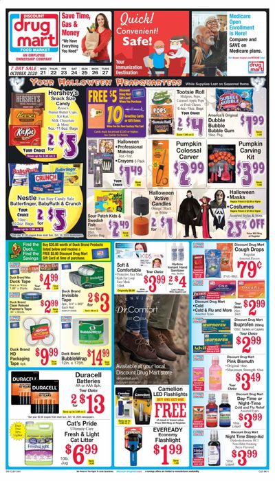 Discount Drug Mart (OH) Weekly Ad Flyer October 21 to October 27