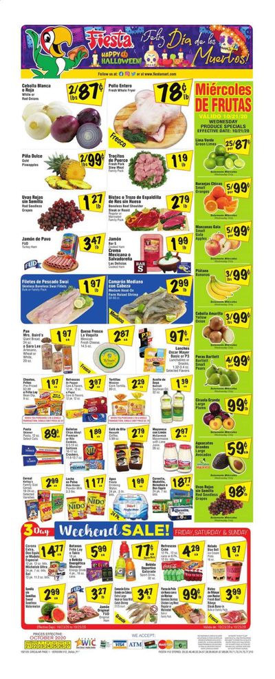 Fiesta Mart (TX) Weekly Ad Flyer October 21 to October 27