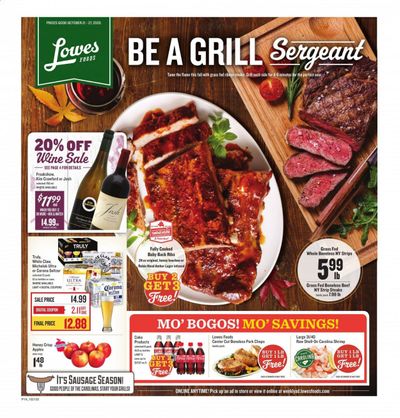 Lowes Foods Weekly Ad Flyer October 21 to October 27