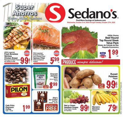 Sedano's (FL) Weekly Ad Flyer October 21 to October 27