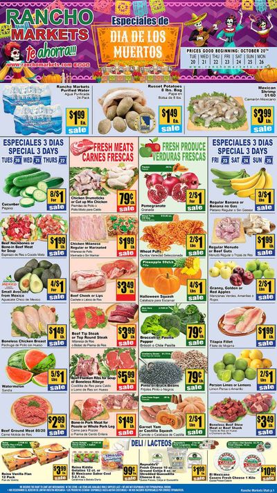 Rancho Markets Weekly Ad Flyer October 20 to October 26