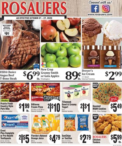 Rosauers Weekly Ad Flyer October 21 to October 27