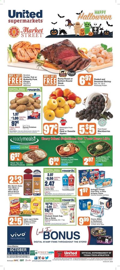United Supermarkets Weekly Ad Flyer October 21 to October 27