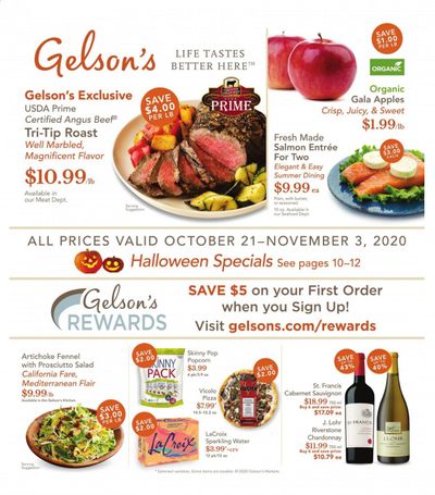 Gelson's Weekly Ad Flyer October 21 to November 3