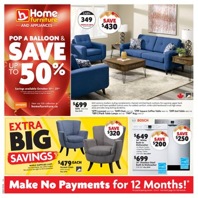 Home Furniture (ON) Flyer October 15 to 25