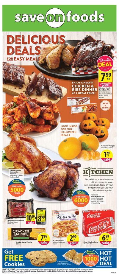 Save on Foods (BC) Flyer October 22 to 28