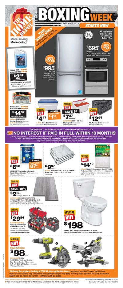 Home Depot (BC) Flyer December 19 to 25