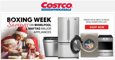 Costco Canada Boxing Week Sale: Great Savings on Major Appliances by Whirlpool, Maytag and More