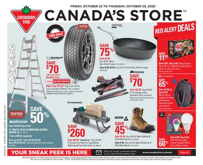 Canadian Tire (Atlantic) Flyer October 23 to 29