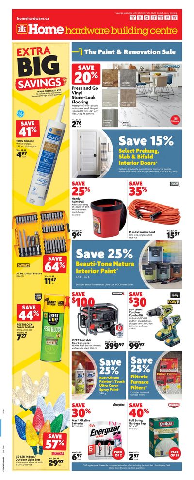 Home Hardware Building Centre (ON) Flyer October 22 to 28