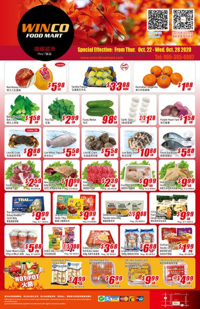 WinCo Food Mart (HWY 7) Flyer October 22 to 28