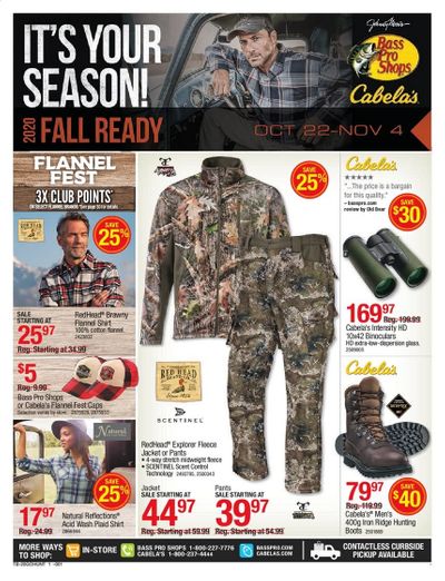 Cabela's Weekly Ad Flyer October 22 to November 4