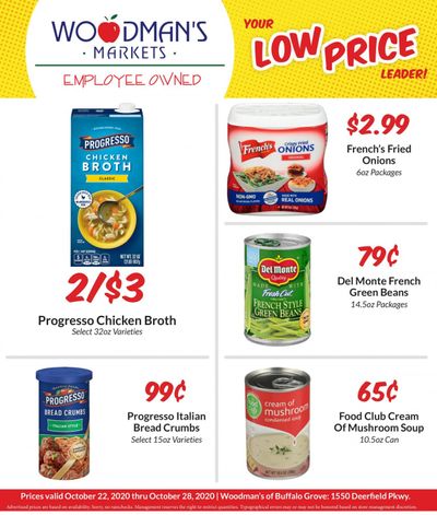 Woodman's Markets (IL, WI) Weekly Ad Flyer October 22 to October 28