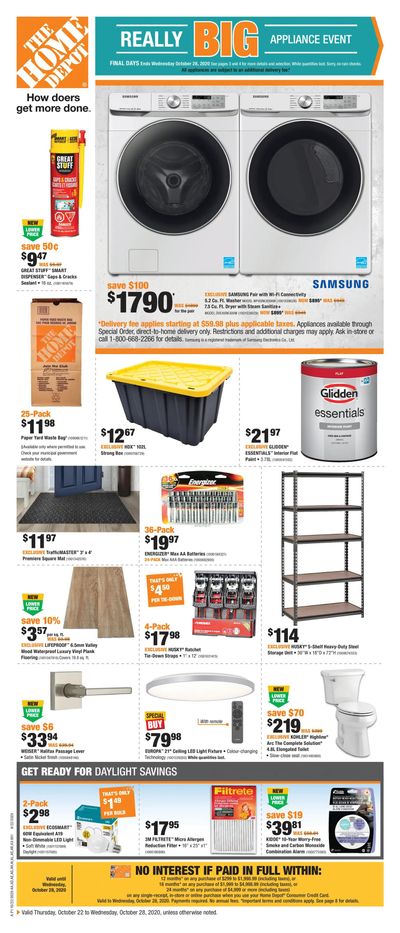 Home Depot (ON) Flyer October 22 to 28