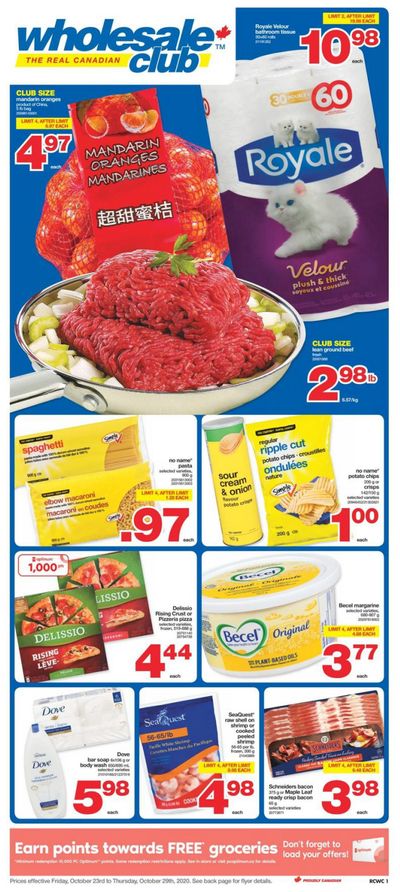 Real Canadian Wholesale Club Flyer October 23 to 29