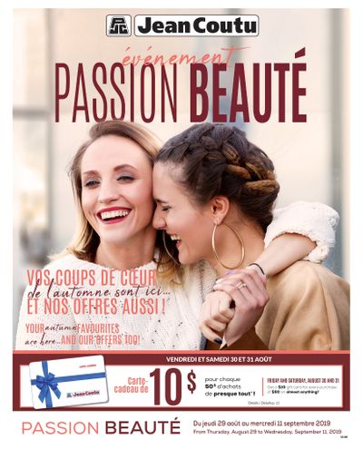 Jean Coutu (QC) Beauty Insert August 29 to September 11