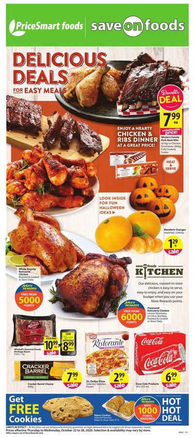 PriceSmart Foods Flyer October 22 to 28