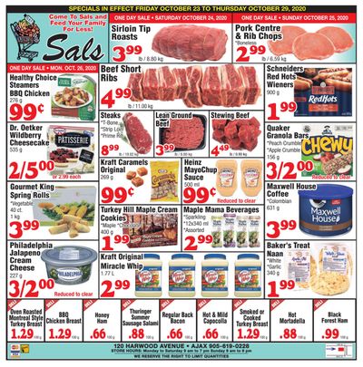 Sal's Grocery Flyer October 23 to 29