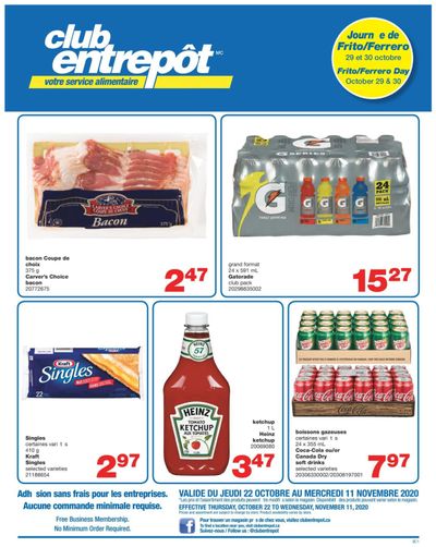 Wholesale Club (QC) Flyer October 22 to November 11