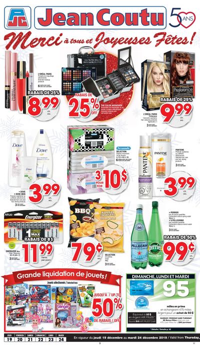 Jean Coutu (QC) Flyer December 19 to 25