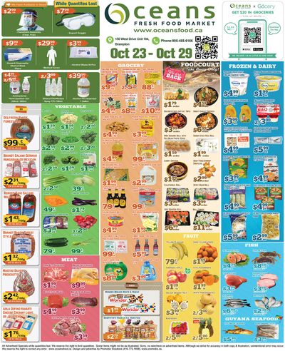 Oceans Fresh Food Market (Brampton) Flyer October 23 to 29