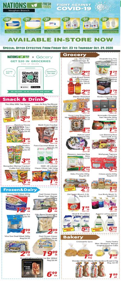 Nations Fresh Foods (Vaughan) Flyer October 23 to 29