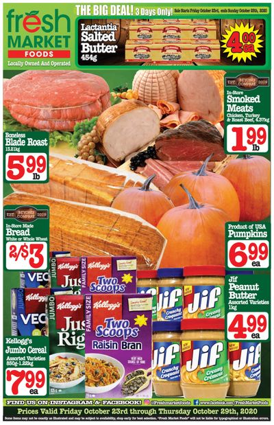 Fresh Market Foods Flyer October 23 to 29
