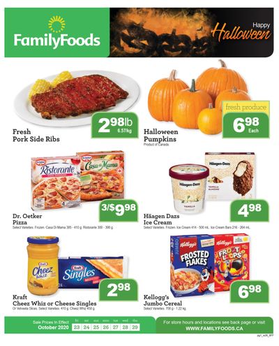 Family Foods Flyer October 23 to 29