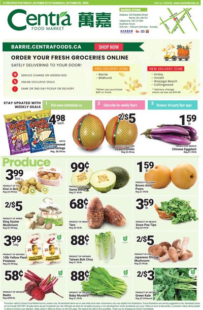 Centra Foods (Barrie) Flyer October 23 to 29