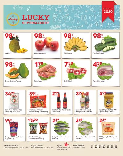 Lucky Supermarket (Winnipeg) Flyer October 23 to 29