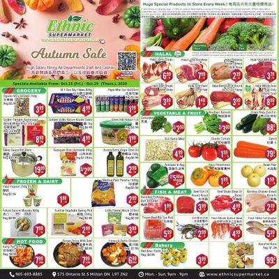 Ethnic Supermarket Flyer October 23 to 29