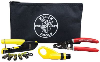 Klein Coaxial Cable Installation Kit with Zipper Pouch On Sale for $ 49.99 (Save $ 14.51) at Amazon Canada