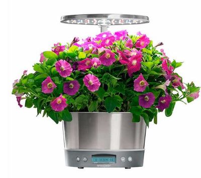 AeroGarden Harvest Elite 360 Stainless-steel Indoor Garden with Bonus Flower Kit For $119.99 At Costco Canada
