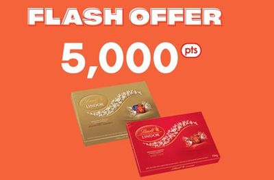 Real Canadian Superstore Flash Offer: Get 5000 PC Optimum Points On Lindt Chocolate