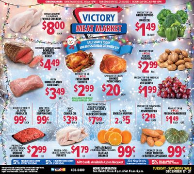 Victory Meat Market Flyer December 17 to 21