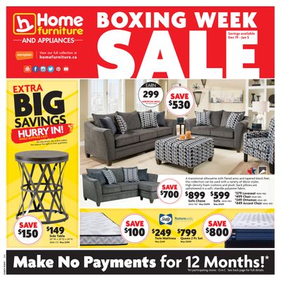 Home Furniture (Atlantic) Boxing Week Sale Flyer December 19 to January 5