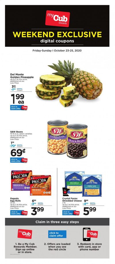 Cub Foods Weekly Ad Flyer October 23 to October 25