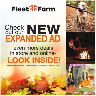 Fleet Farm Weekly Ad Flyer October 23 to October 31