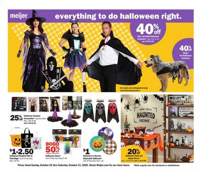 Meijer (IL, IN, KY, MI, OH, WI) Weekly Ad Flyer October 25 to October 31