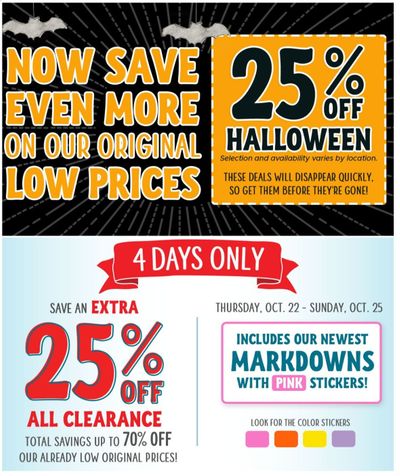 Tuesday Morning Weekly Ad Flyer October 22 to October 25