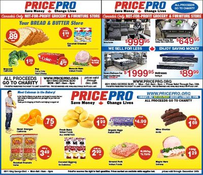 Price Pro Flyer December 18 to 24