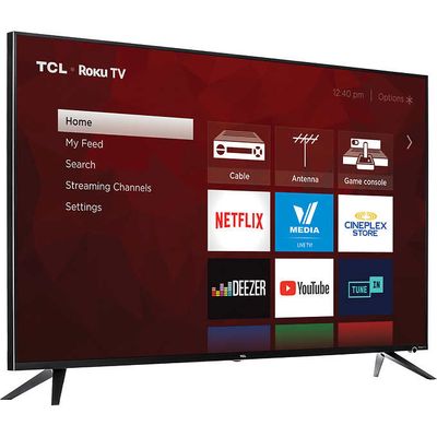 TCL 55-in. 4K HDR Roku Smart TV with Dolby Vision 55R613CA on Sale for $ 639.99 at Costco Canada